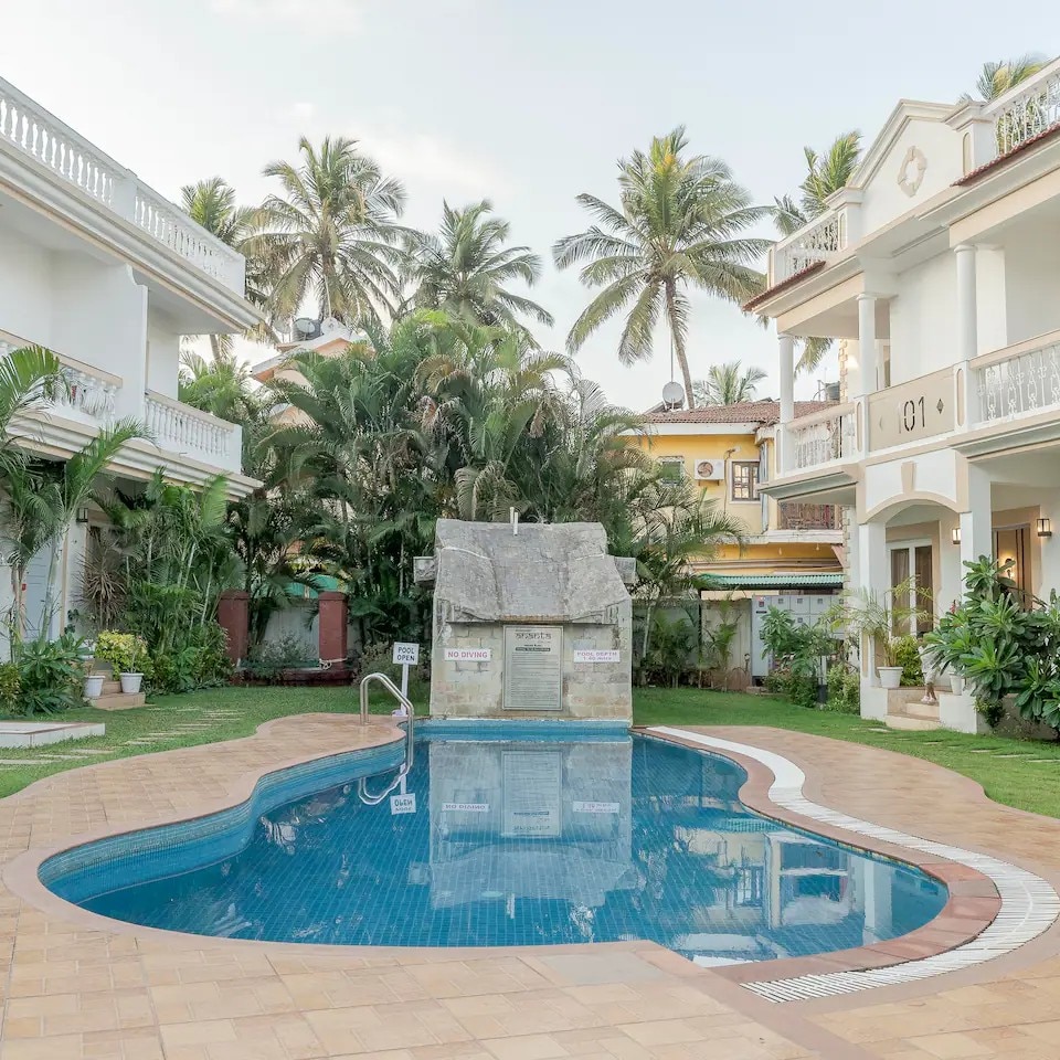 Staymaster Serafina 3BHK Villa Common Pool Goa - Tap to explore photos