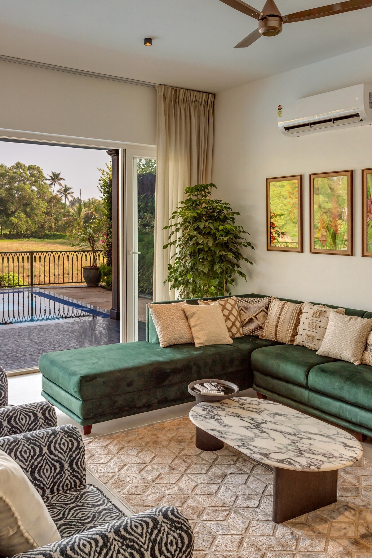 Hireavilla | Villa Avalon - 6BHK Feild View Villa with Pool, Perfect for Big Groups - Tap to explore photos