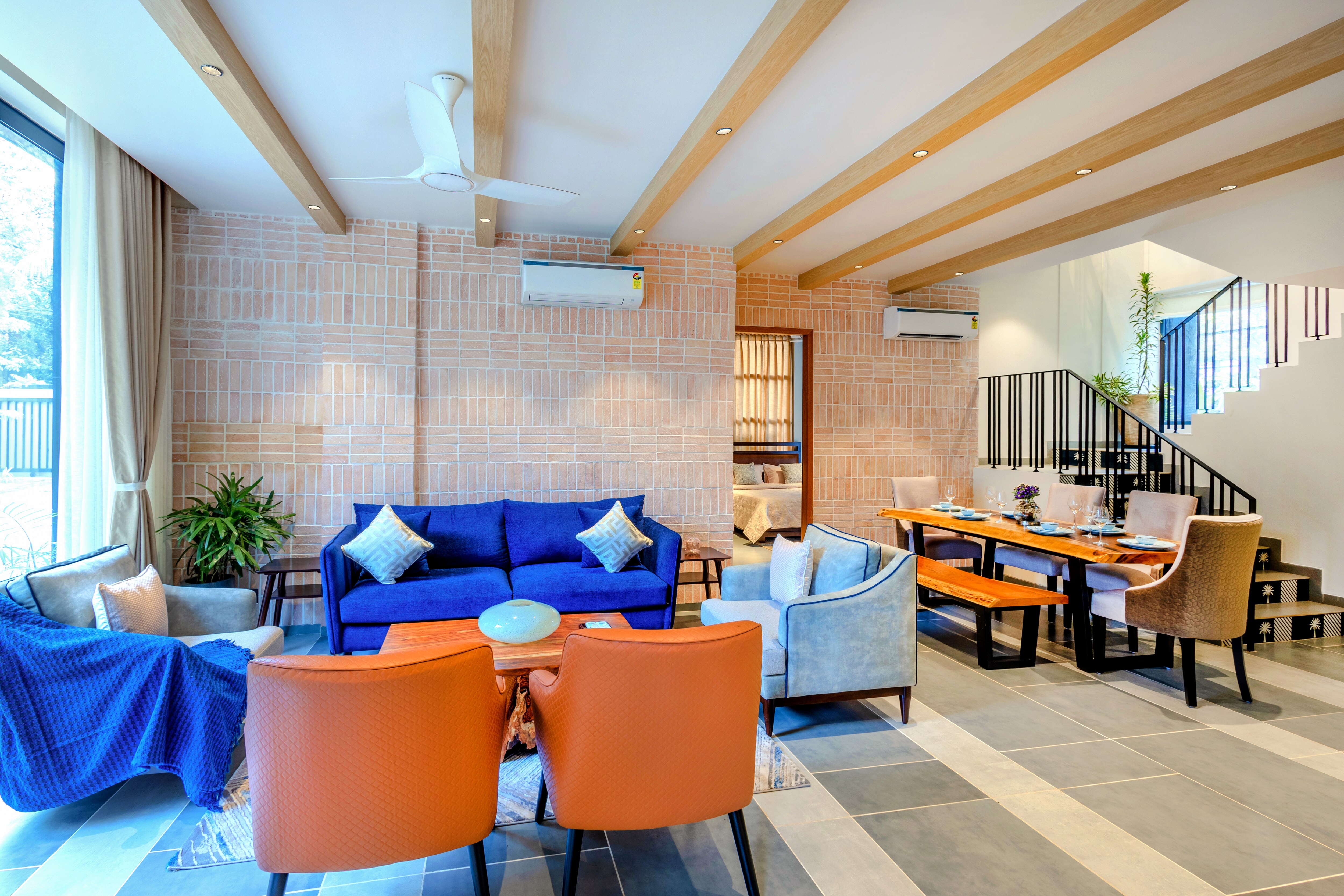 HIdden Gem 3 BHK Private Pool Villa Near Thalassa - Tap to explore photos