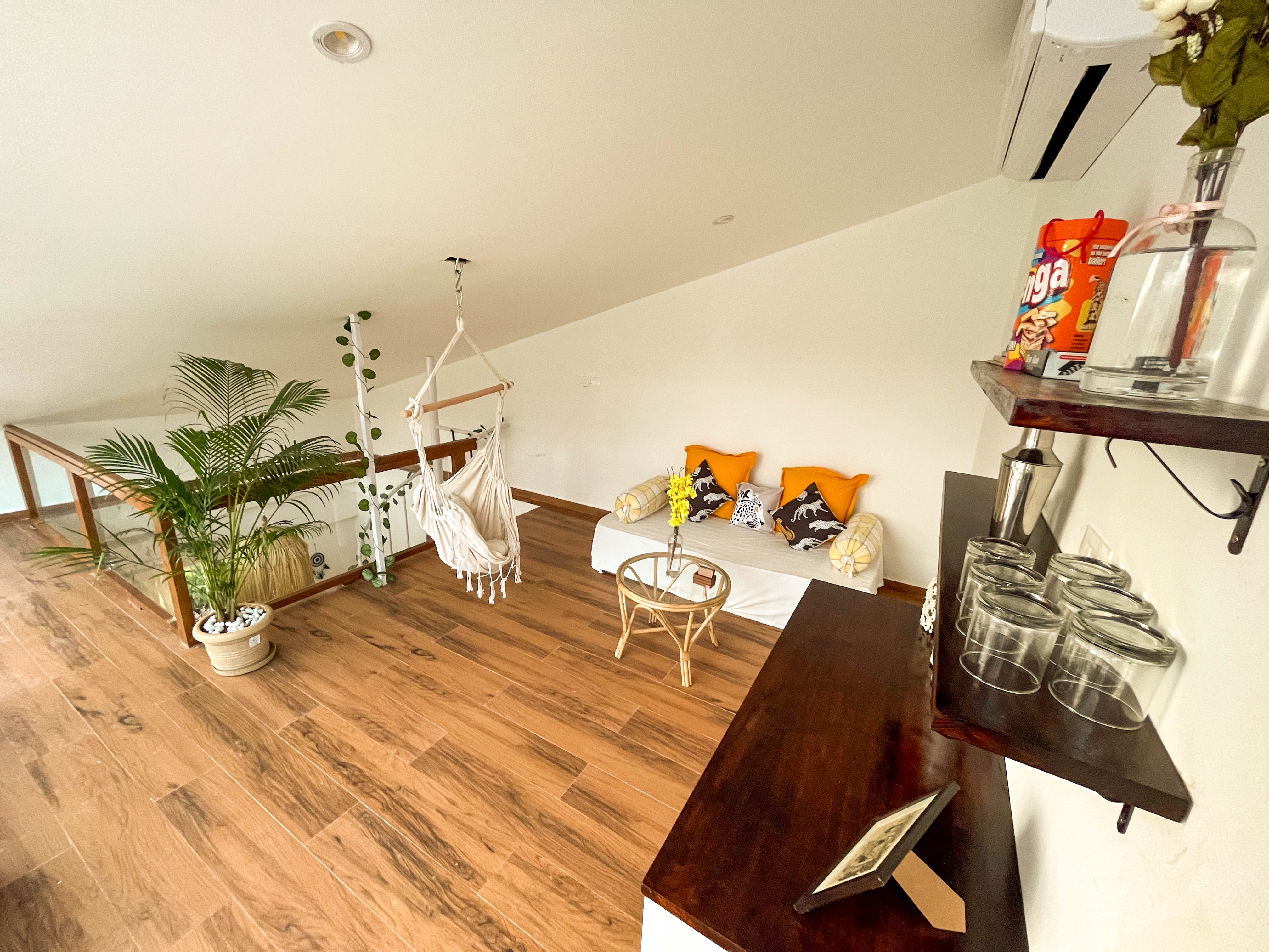 BOHObnb - 1BHK Duplex Penthouse with Terrace in Siolim - Tap to explore photos