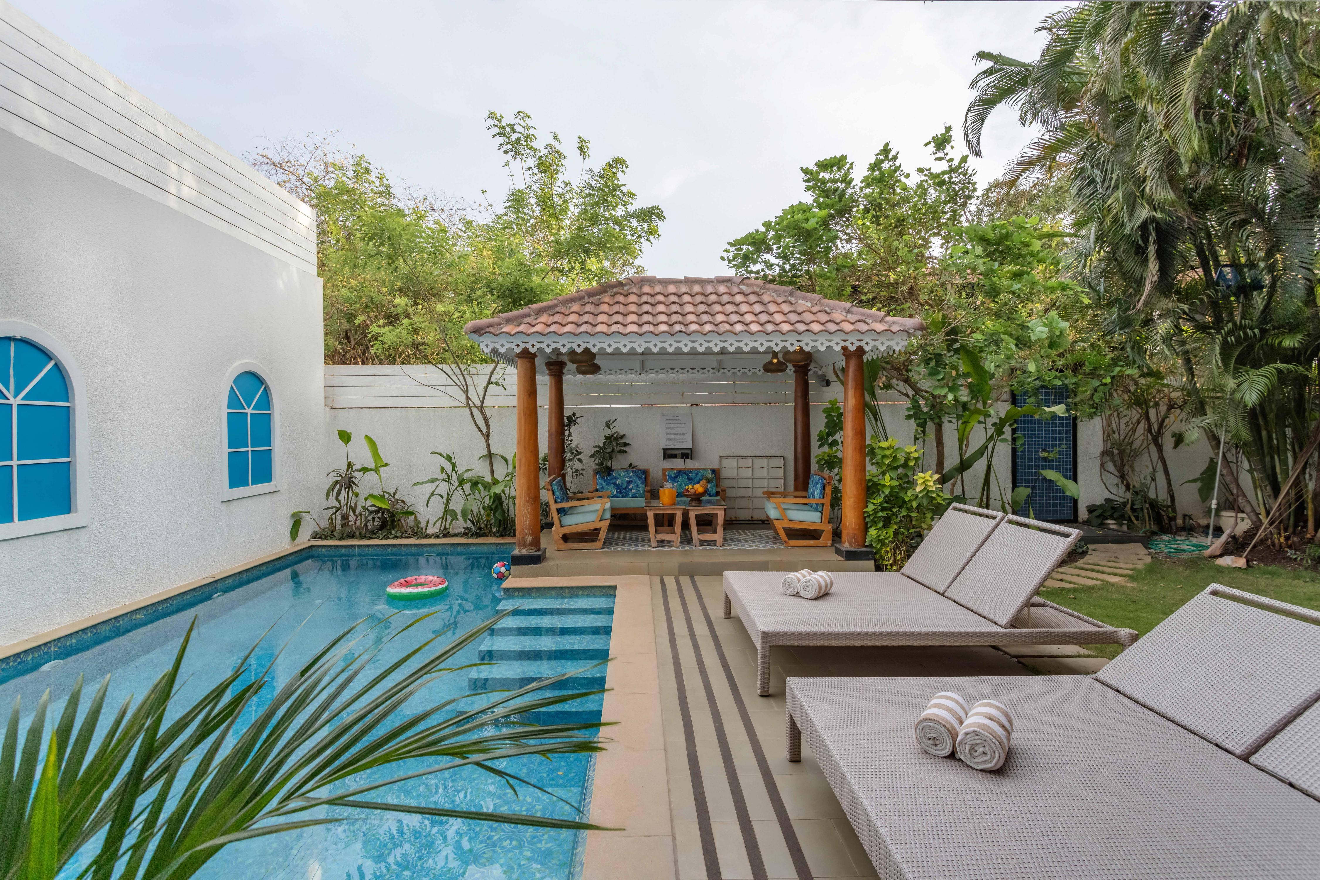Hireavilla | Villa Bauhinia - 5BHK Villa near Thalassa & Beaches - Tap to explore photos