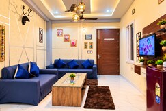 Modern 1BHK Apartment with Mountain View Balcony, Rishikesh