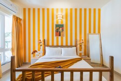 Sereno Amber 1bhk cosy apt w pool gym games zone, Goa