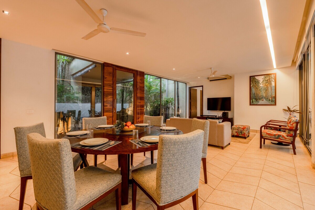 Hireavilla | Villa Aster - 3BHK with Private Pool in Parra - Tap to explore photos