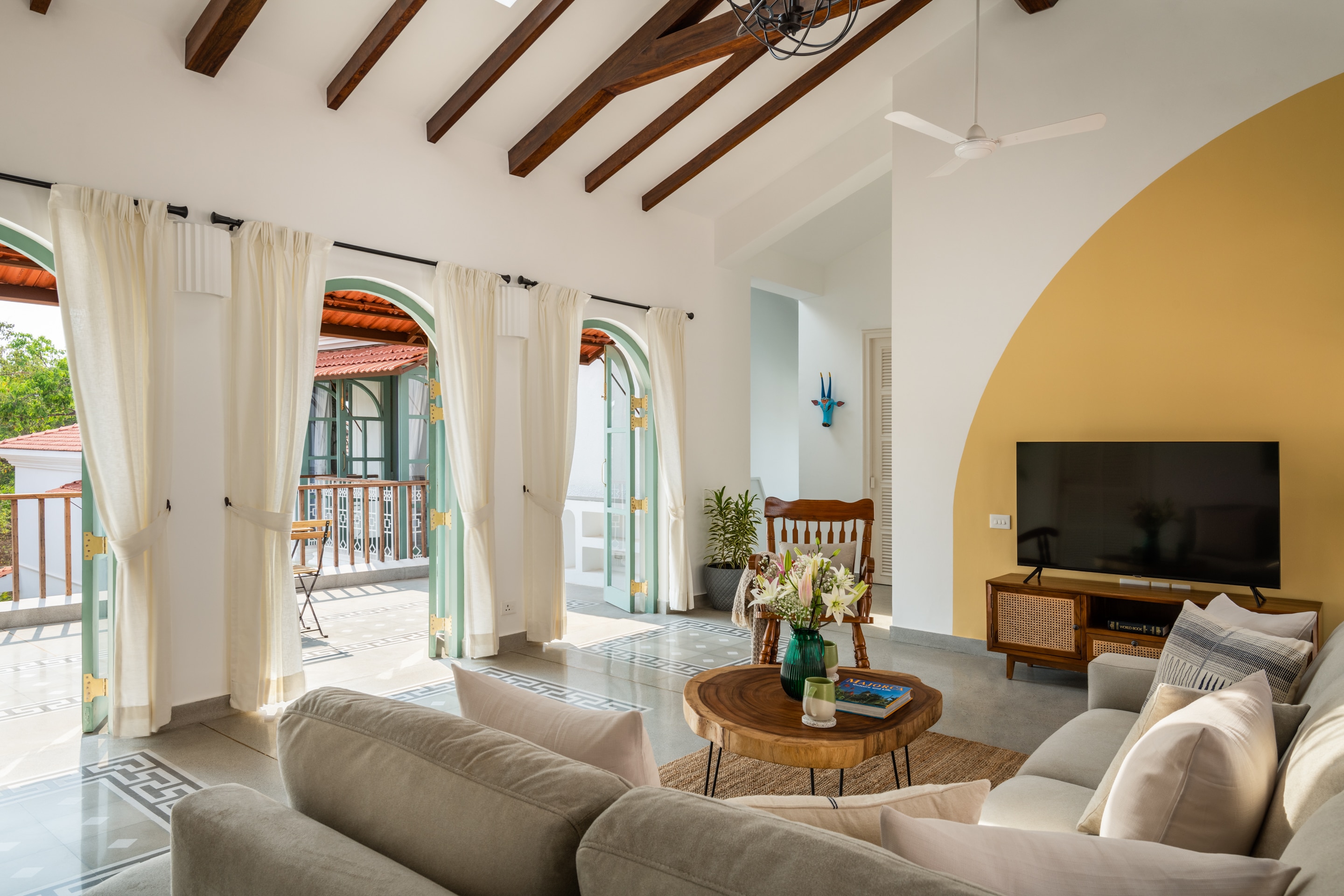 La Mosteiro- 4 BHK Pool Villa at Assagao by The Blue Kite (08) - Tap to explore photos
