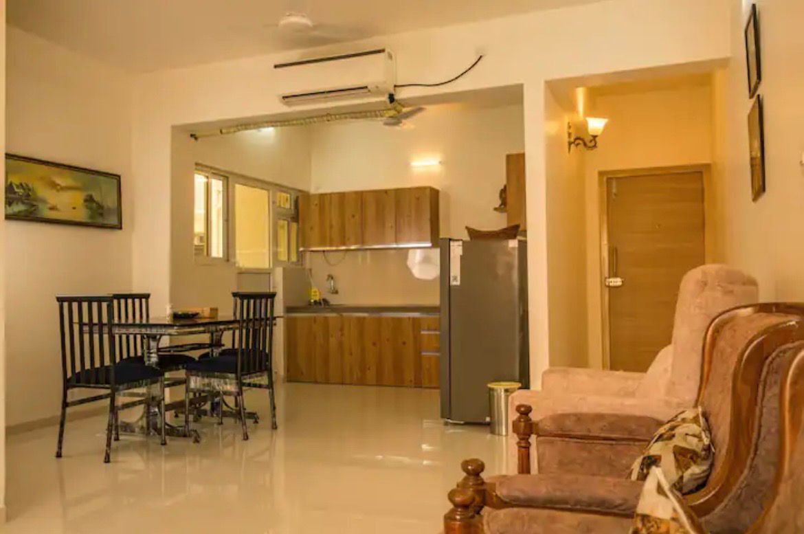 Garden view 2BHK 10 min to GOI airport N beach 404 - Tap to explore photos