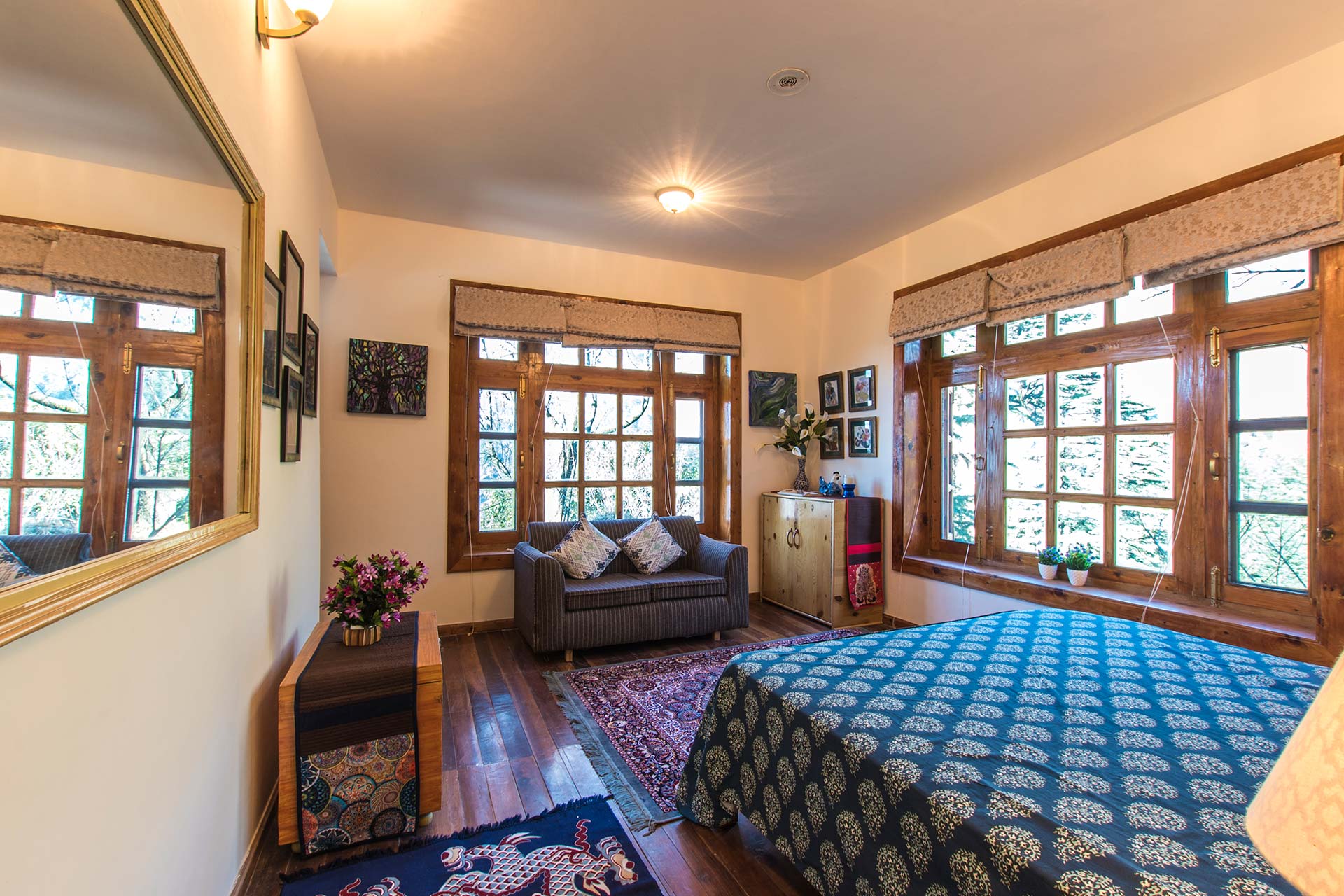 Lily Dale | Rooms in a 3 BHK Cottage - Tap to explore photos