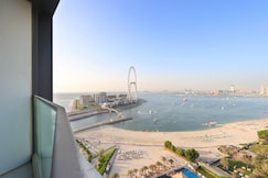ELIVAAS Curated 3BR at Address JBR with Sea & Ain Dubai Views, دبى