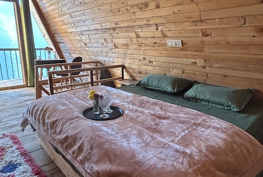 Sukoon A frame Treehouse with Hot Tub