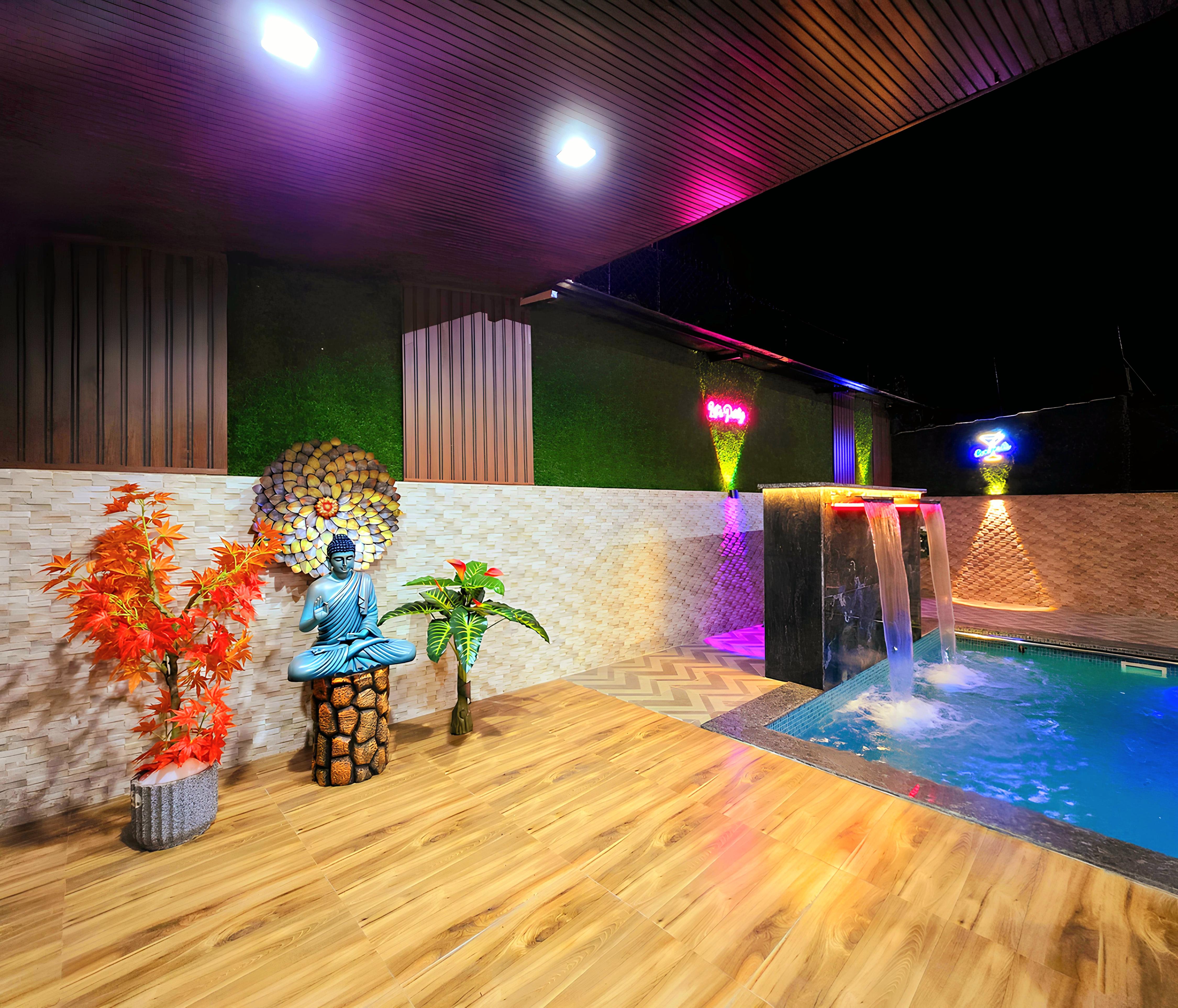 Evanaa 3 BHK Villa with big Private Pool by Estella Stays - Tap to explore photos