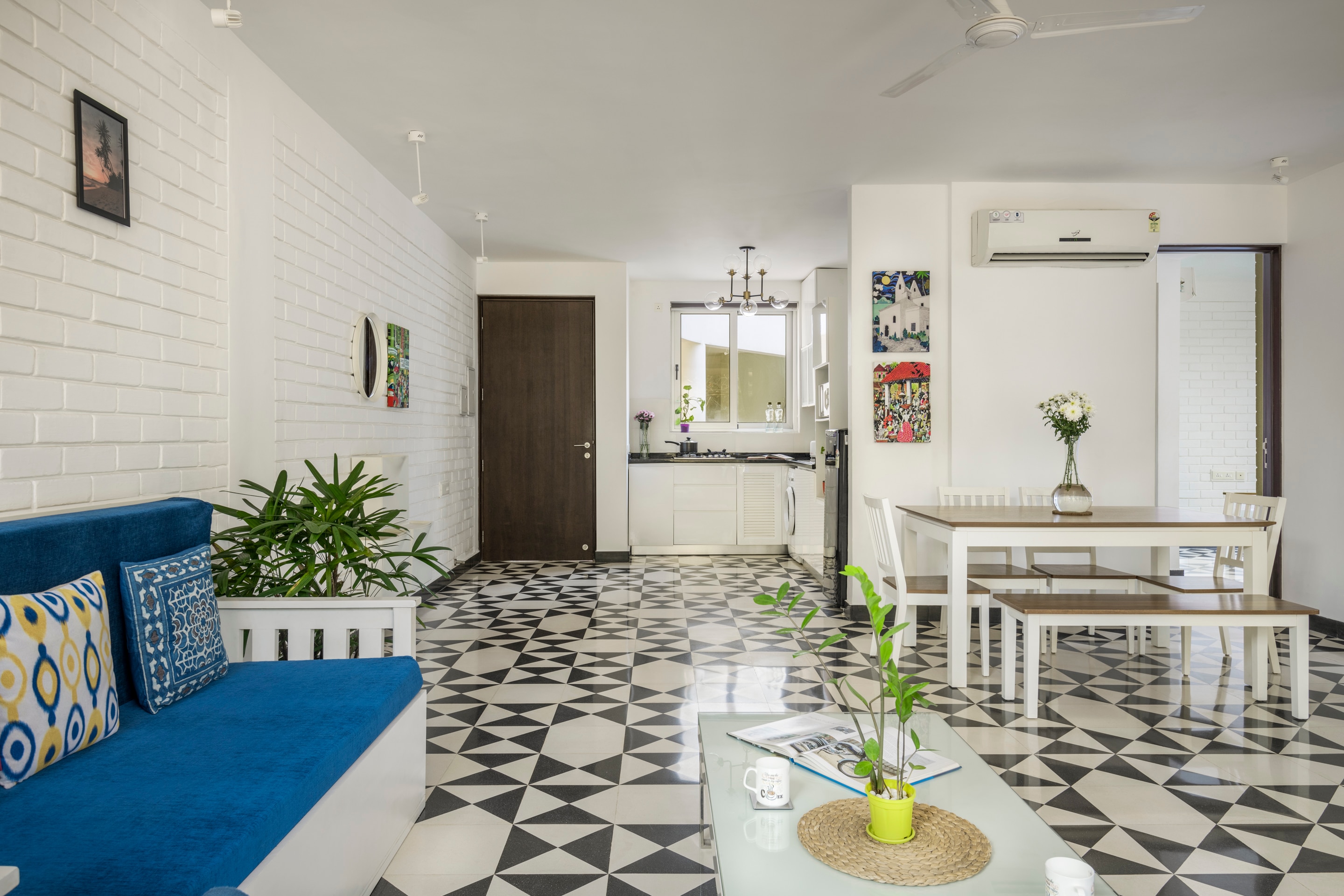 El Arbol - 2 BHK Near Candolim by The Blue Kite (203) - Tap to explore photos