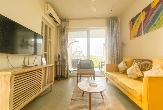Arcadia by Coral stays field view| 1bhk| 2km to beach