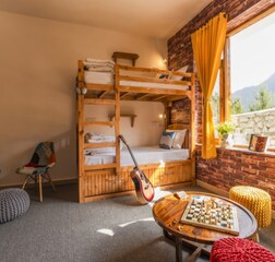 1 Bunk Bed | 6-Bed Mixed Dorm | Shared attached Washroom