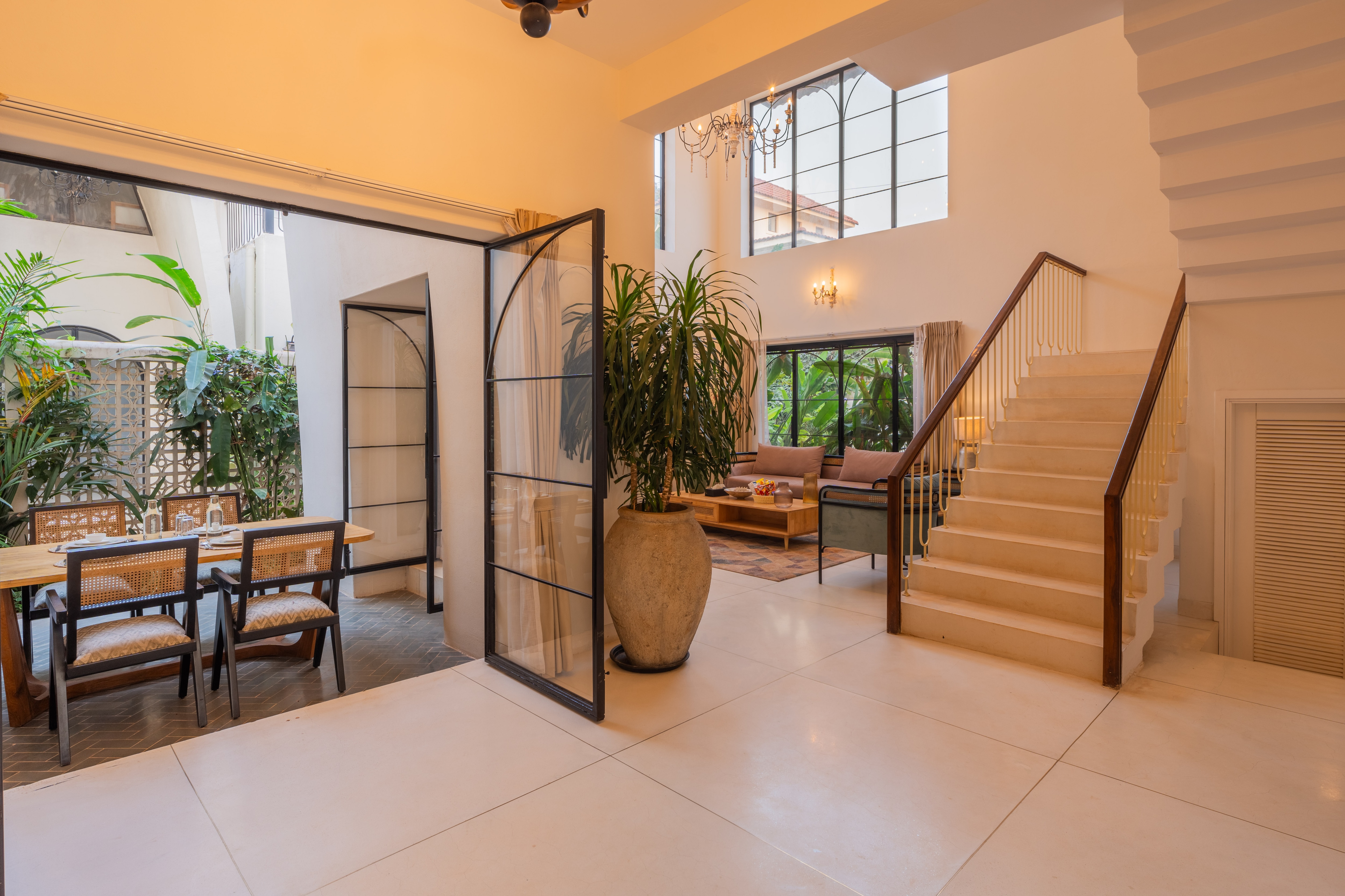 ELIVAAS Bogenvilla Luxe 3 BHK Villa Near Ozran Beach - Tap to explore photos