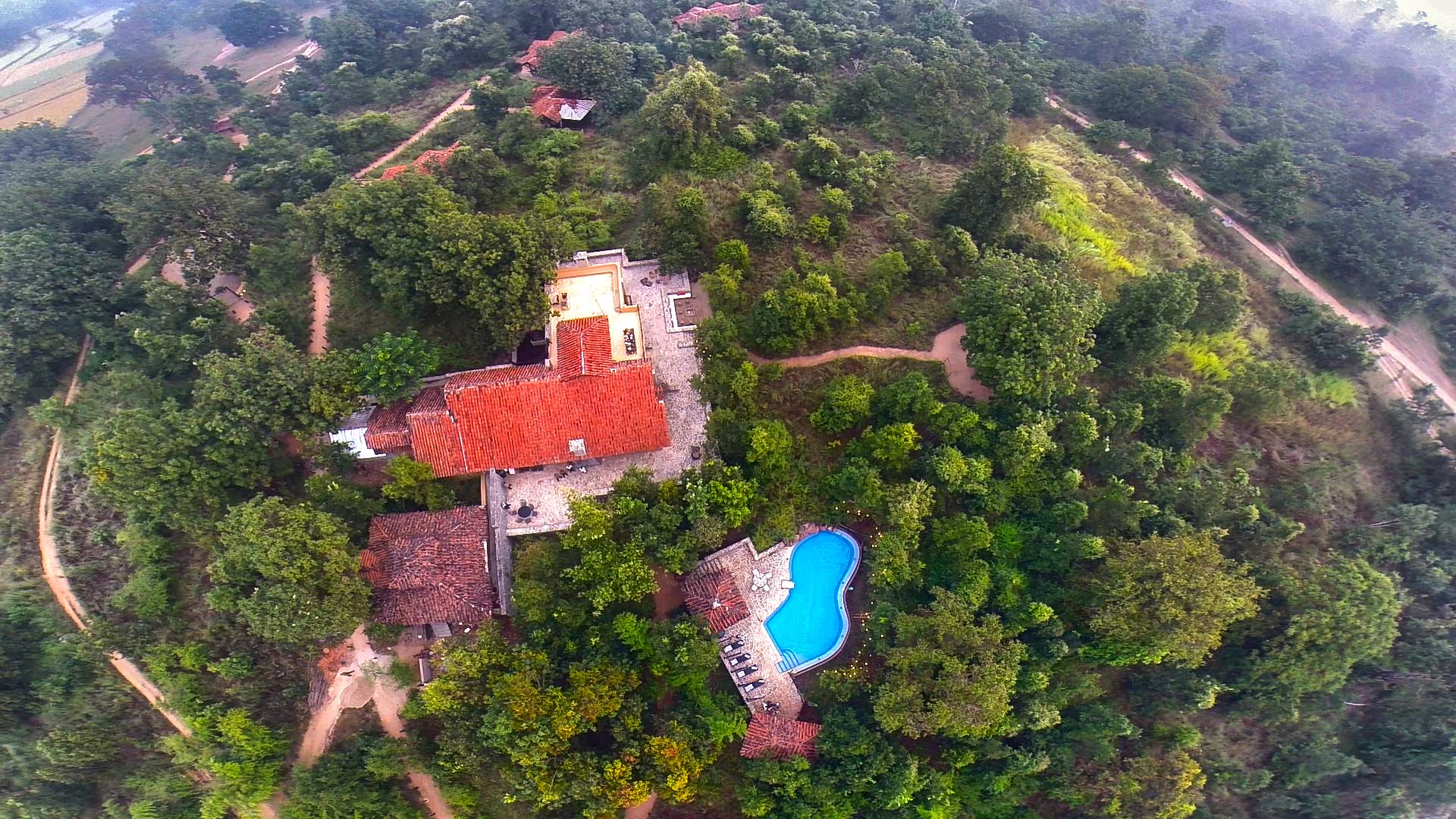 Kanha Earth Lodge view 3