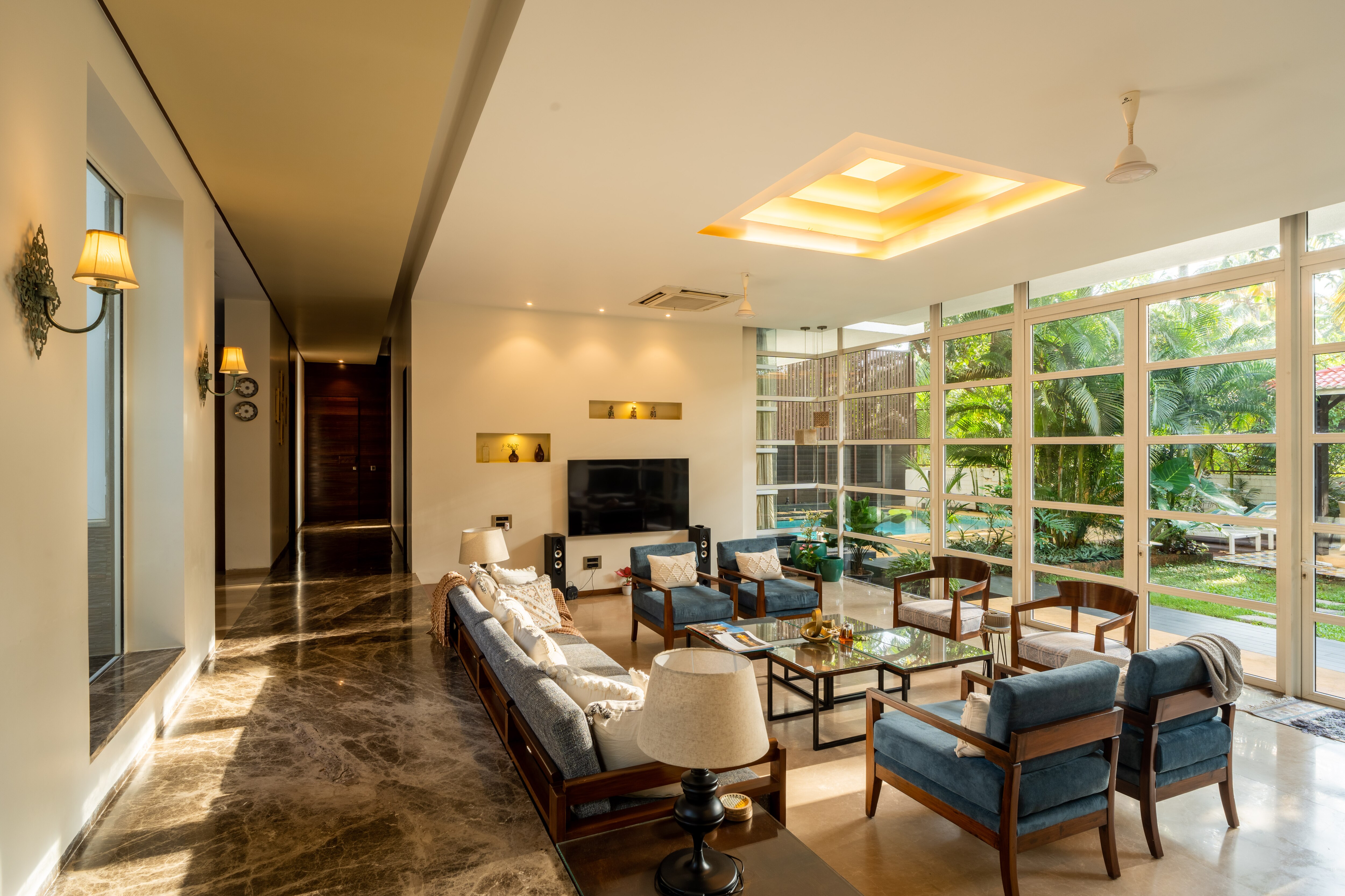 Luxurious 4 BHK Villa with Pvt Pool & Gazebo - Tap to explore photos