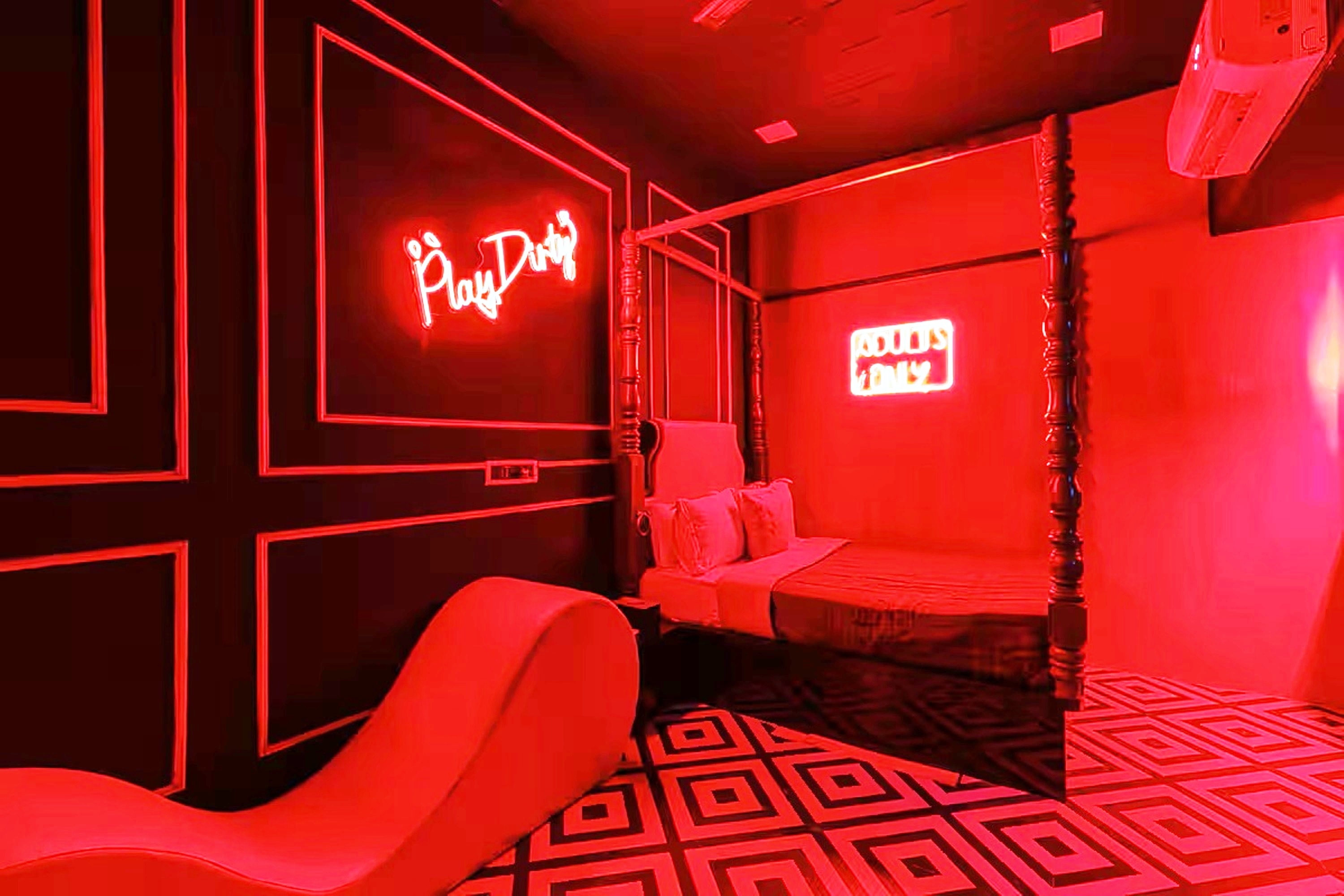 Mumbai First RED ROOM - Tap to explore photos