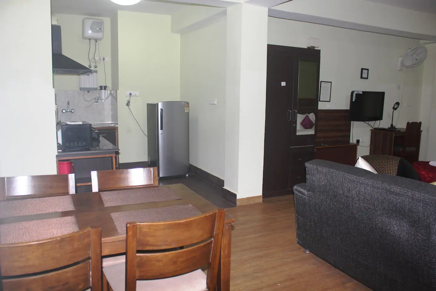 Spacious 1-BHK Apartment by Shumbuk Homes