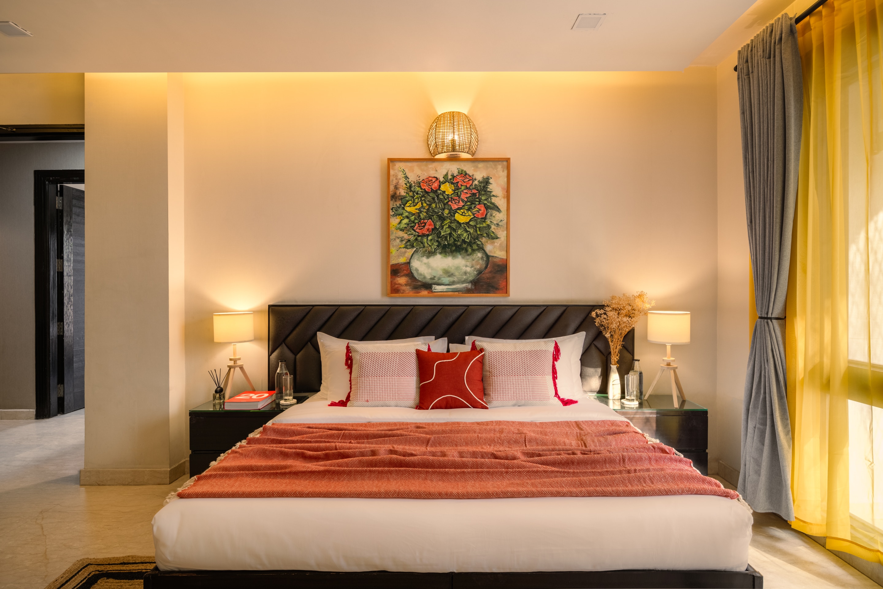 Safdarjung Enclave 3bhk Apartment by the Bluekite - Tap to explore photos
