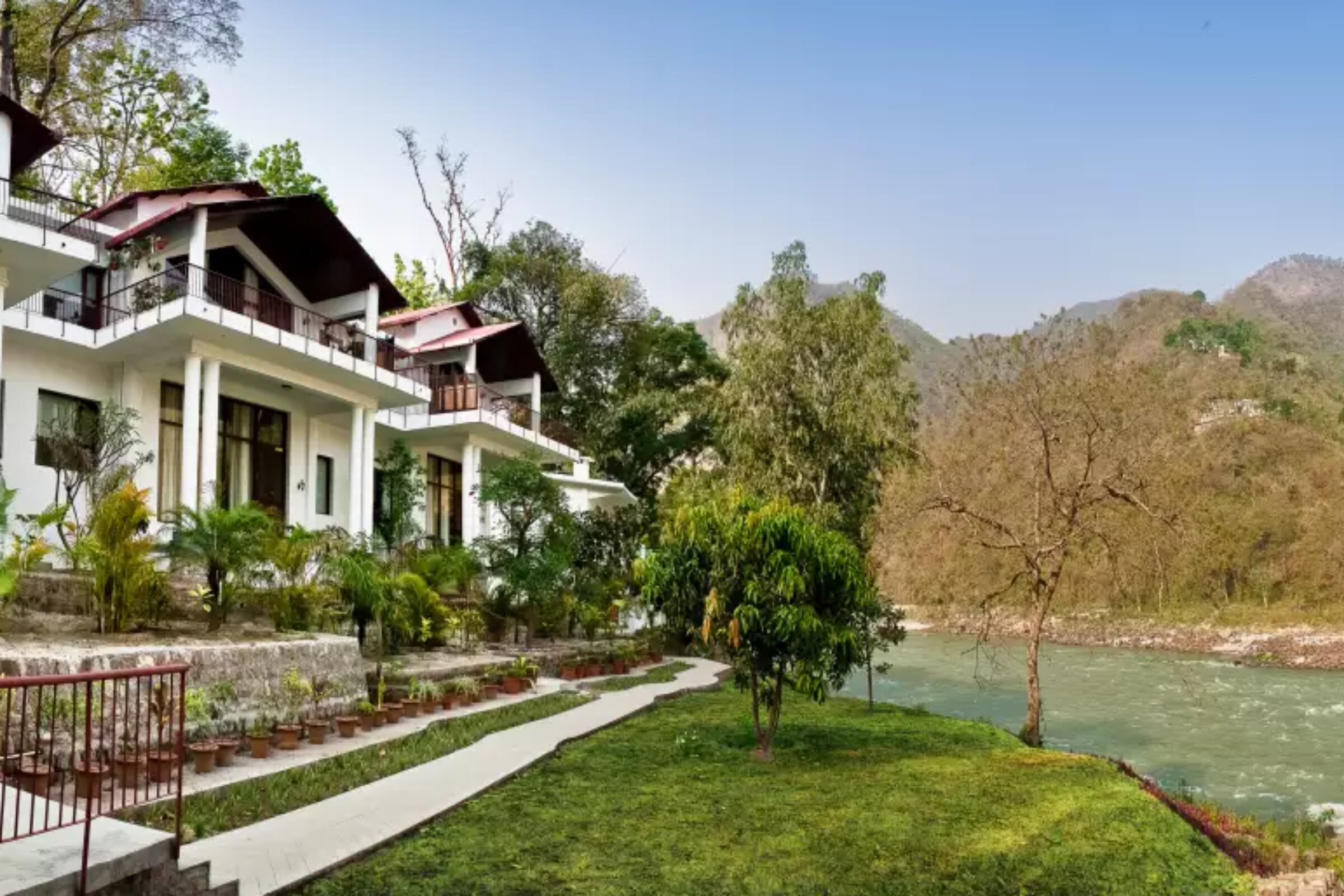 Neemrana S Glasshouse On The Ganges Rishikesh Villa Price
