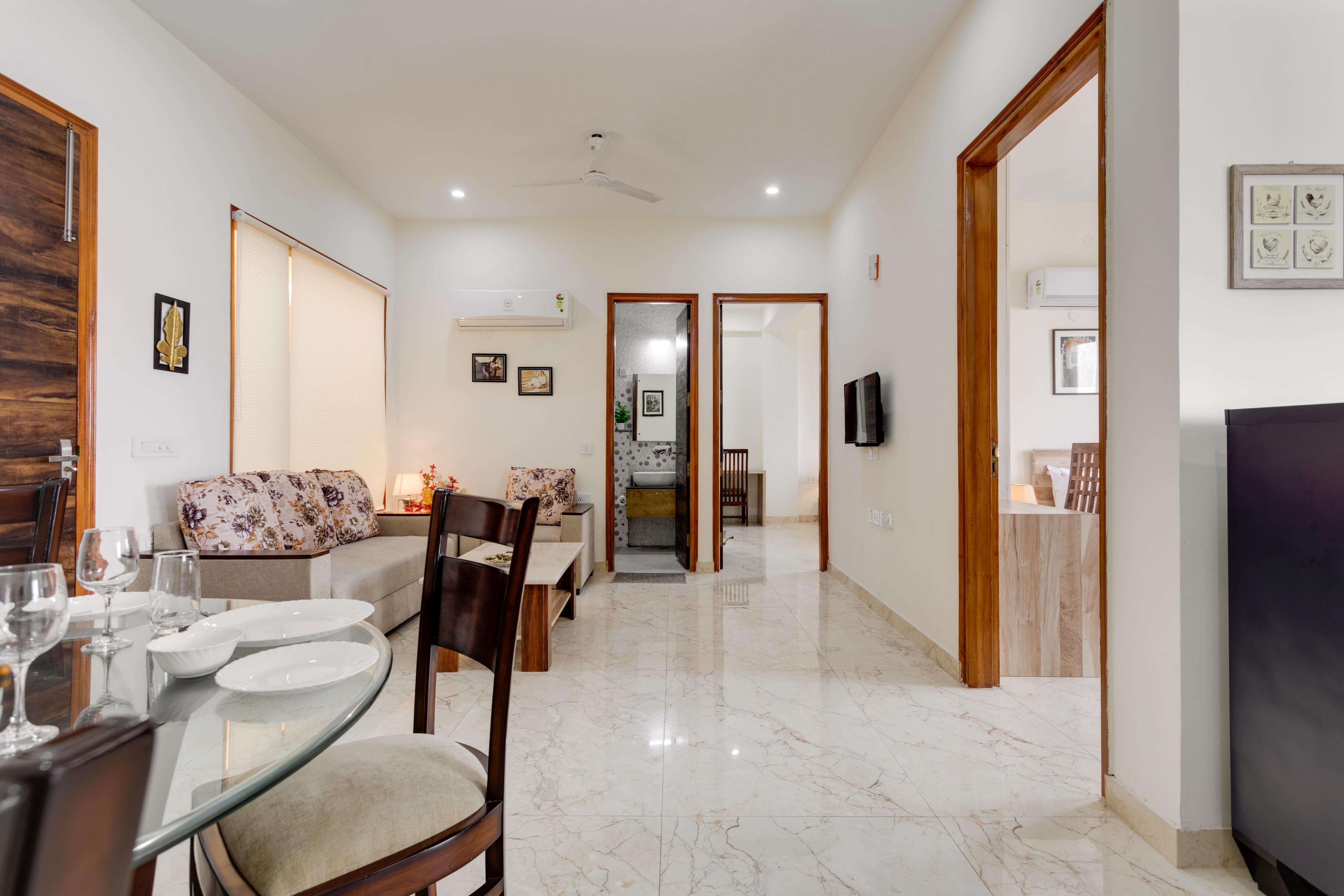 Hostie Eva Dreams 2BHK Apartments near Medanta Gurgaon - Tap to explore photos