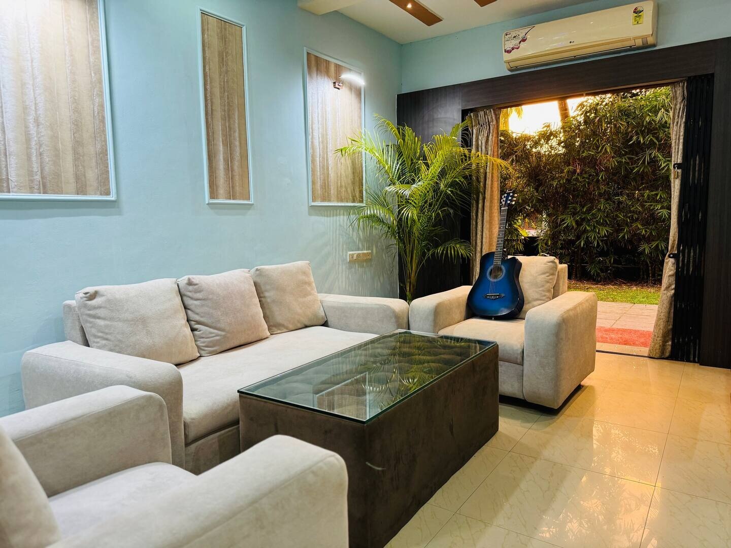 Mosaic Stays 4BHK Villa with Garden and Pool@Arpora - Tap to explore photos
