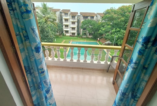 Couple Friendly 1BHK10 Goa Candolim Homestay WiFi AC Back Up