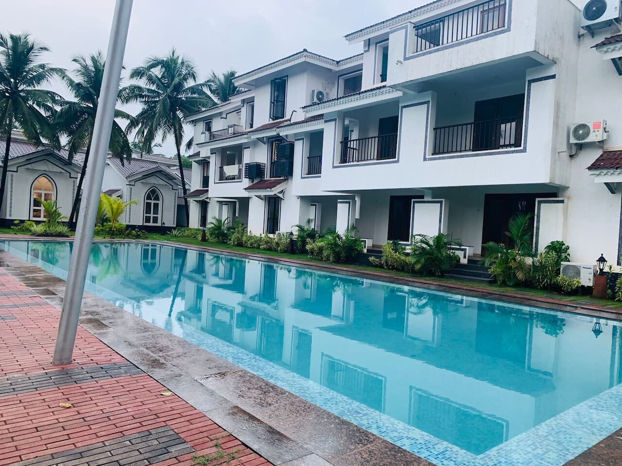 Modern Pool Facing 2BHK With Spacious Open Terrace - Tap to explore photos