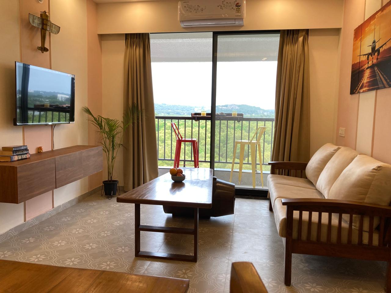 2BR Aviation Theme Mangrove View Candolim near Beach - Tap to explore photos