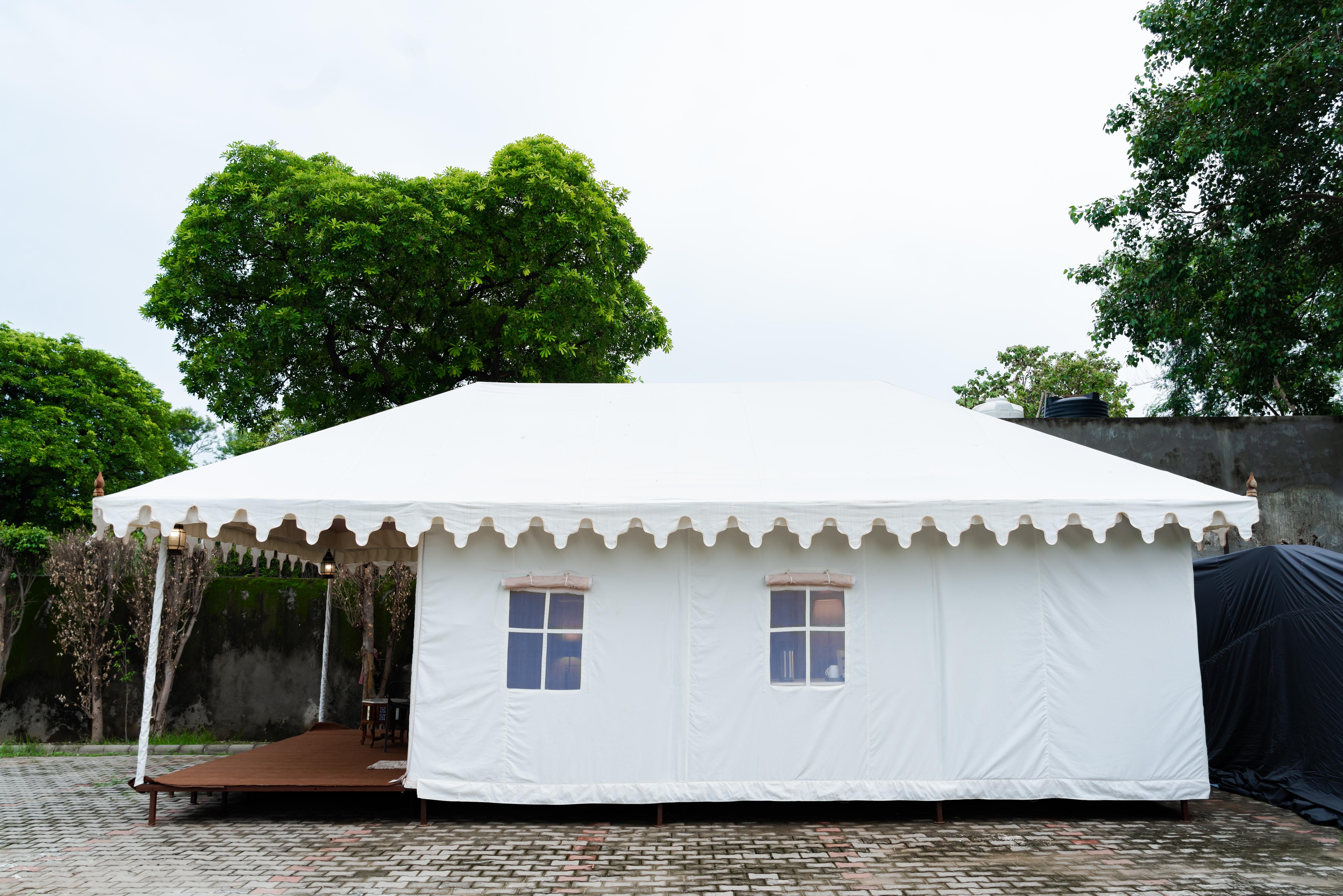 Royal Kumbh Tents - Tap to explore photos