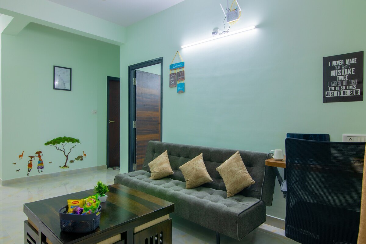 Awesome 2bhk flat on 2nd floor - Tap to explore photos