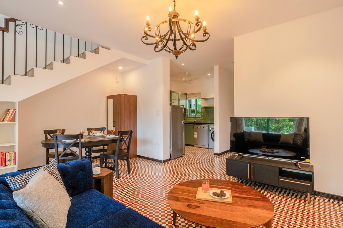 Hireavilla | Celeste - 3BHK Villa with Private Pool in Parra - Tap to explore photos