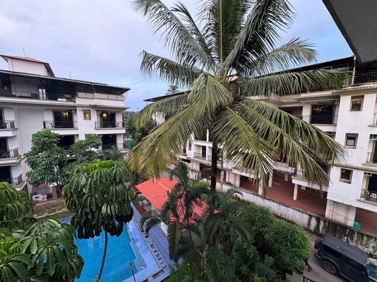 Boutique 2BR Flat Near Baga Beach - Tap to explore photos