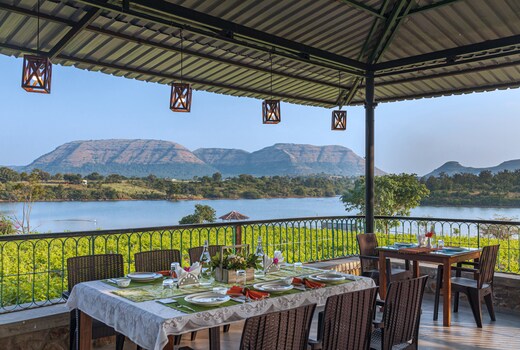 SaffronStays Lake House Bouganvillea