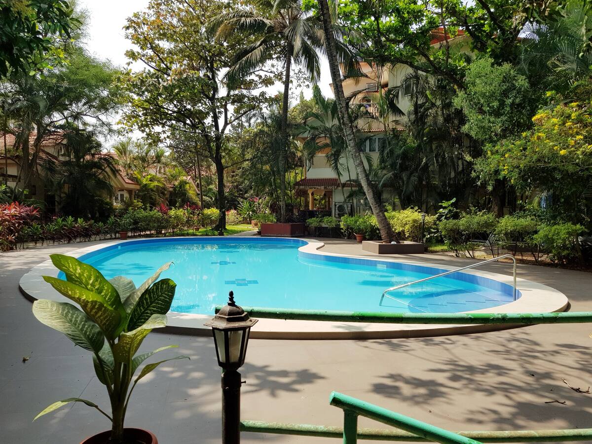 Beautifully furnished 2BHK villa with a pool - Tap to explore photos