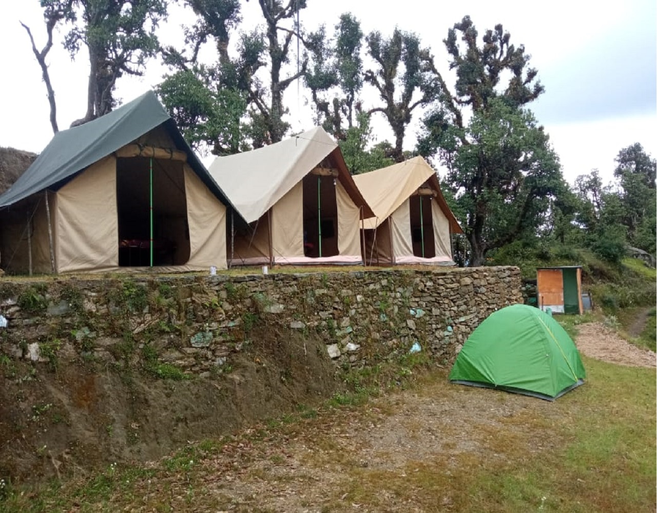 Camping at Deoriatal Adventure Camps - Tap to explore photos