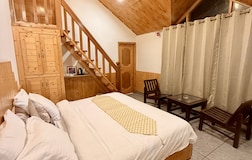 Room with Attic - Apple farm view 