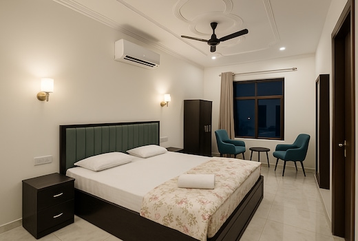 Luxury 3BHK Flat by Ramatva for Families  Groups 3