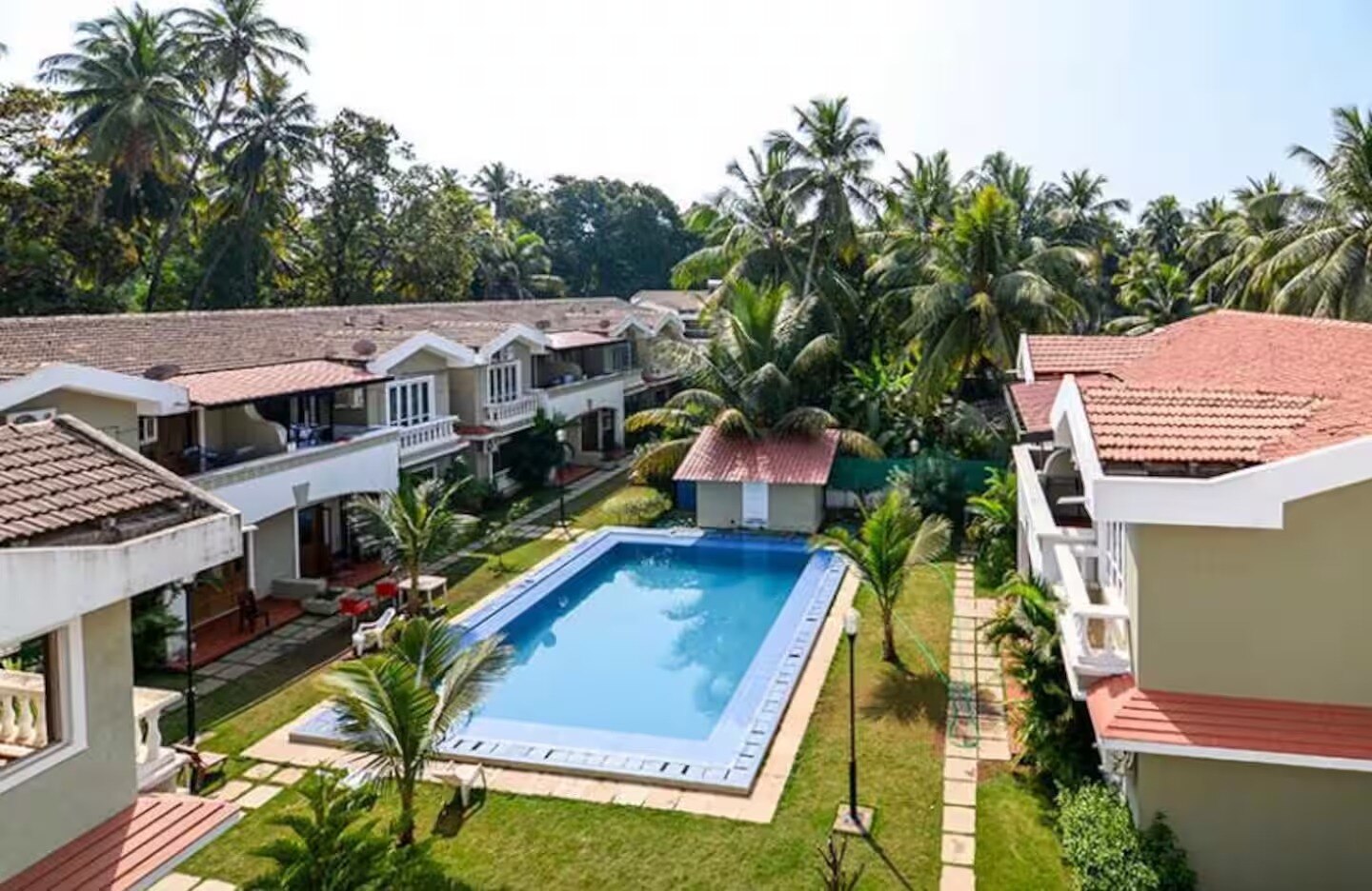 Mosaic Stays 4BHK Villa with Garden and Pool@Arpora - Tap to explore photos