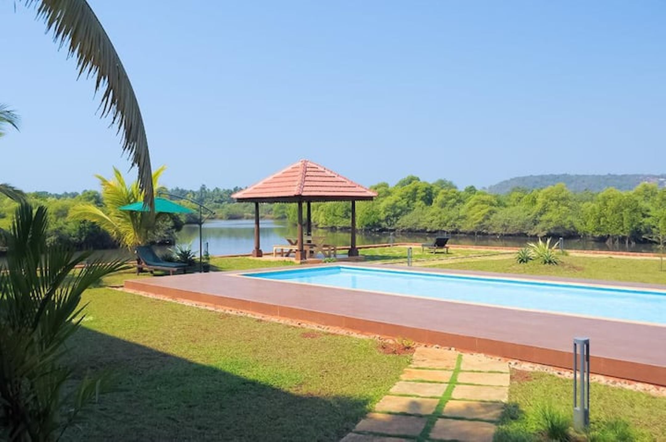 Rainforest Aquamarinne 4 BHK RiverFront Private Pool Villa - Tap to explore photos