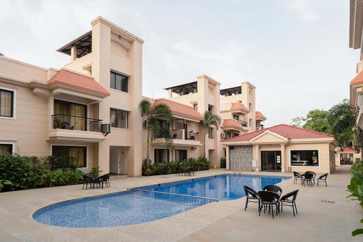 Origami 2 BHK Apartment Siolim - Tap to explore photos