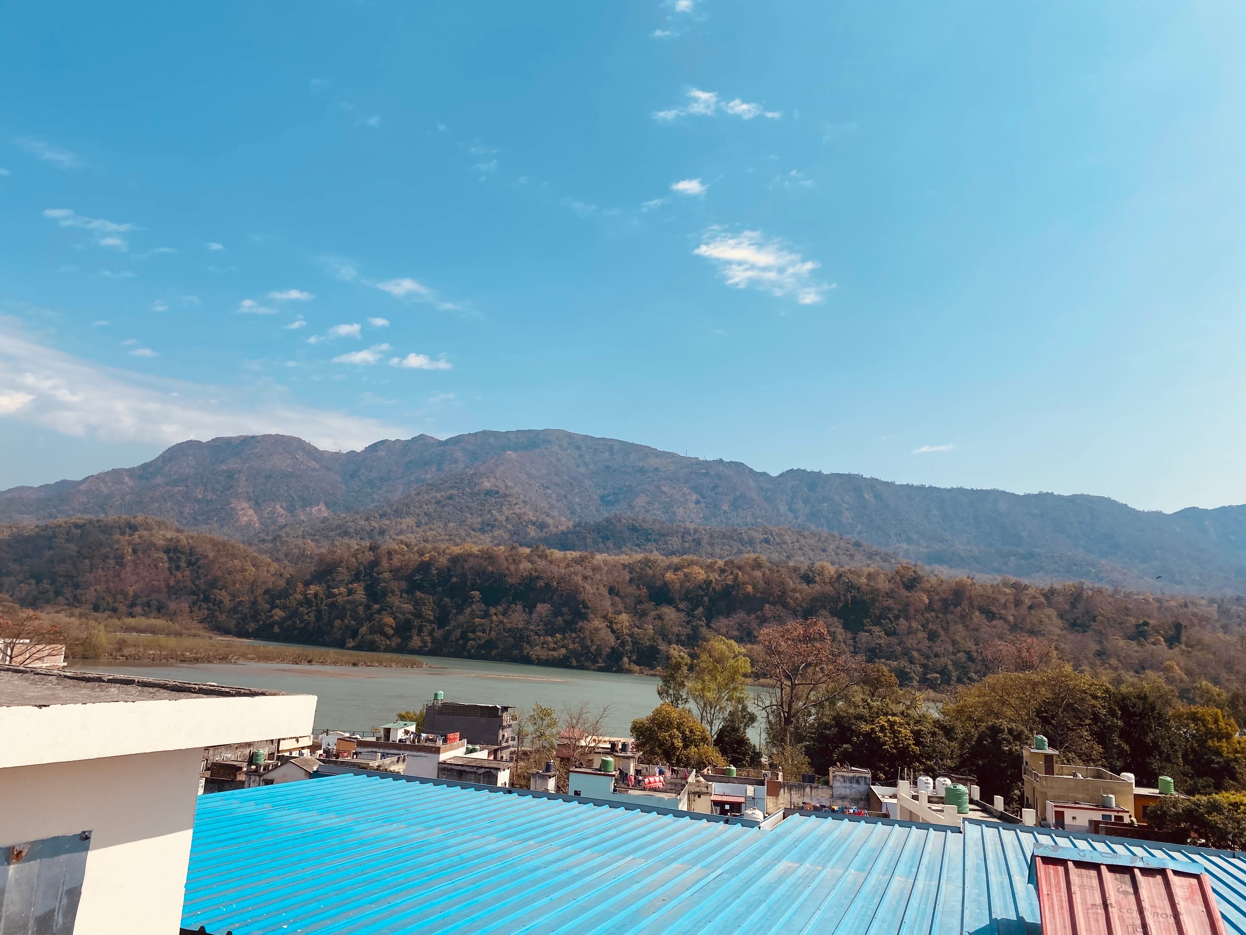 Ganga view apartment from terrace #rishikesh - Tap to explore photos