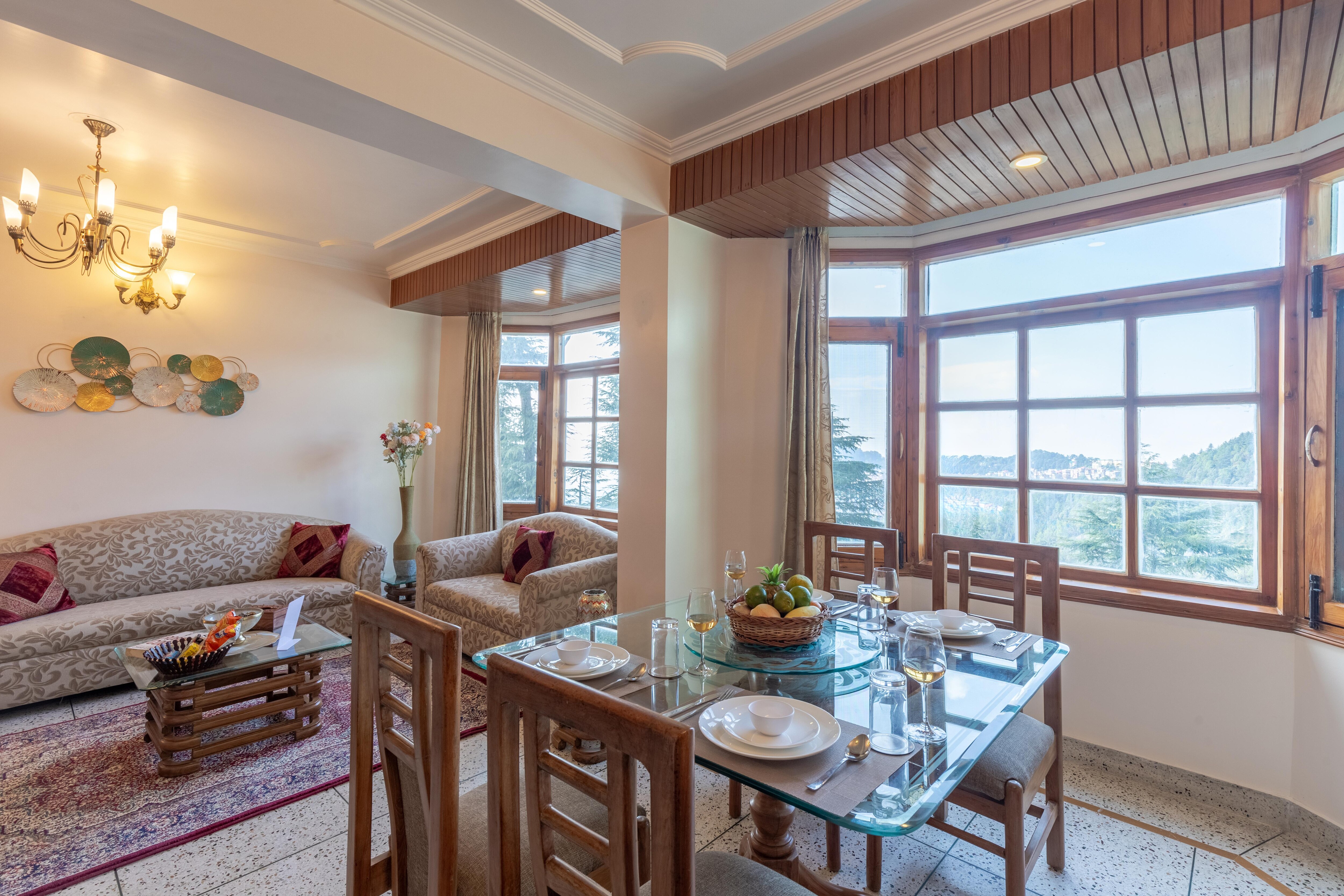 Lavish 2 BHK Apartment with Hill views & Garden - Tap to explore photos
