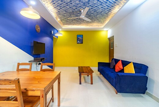 MaxStays | Modern 2BHK Home in Vagator | Pool | Restaurant