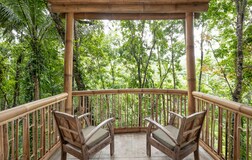 One Bedroom Riverfront Bamboo Villa with Pool