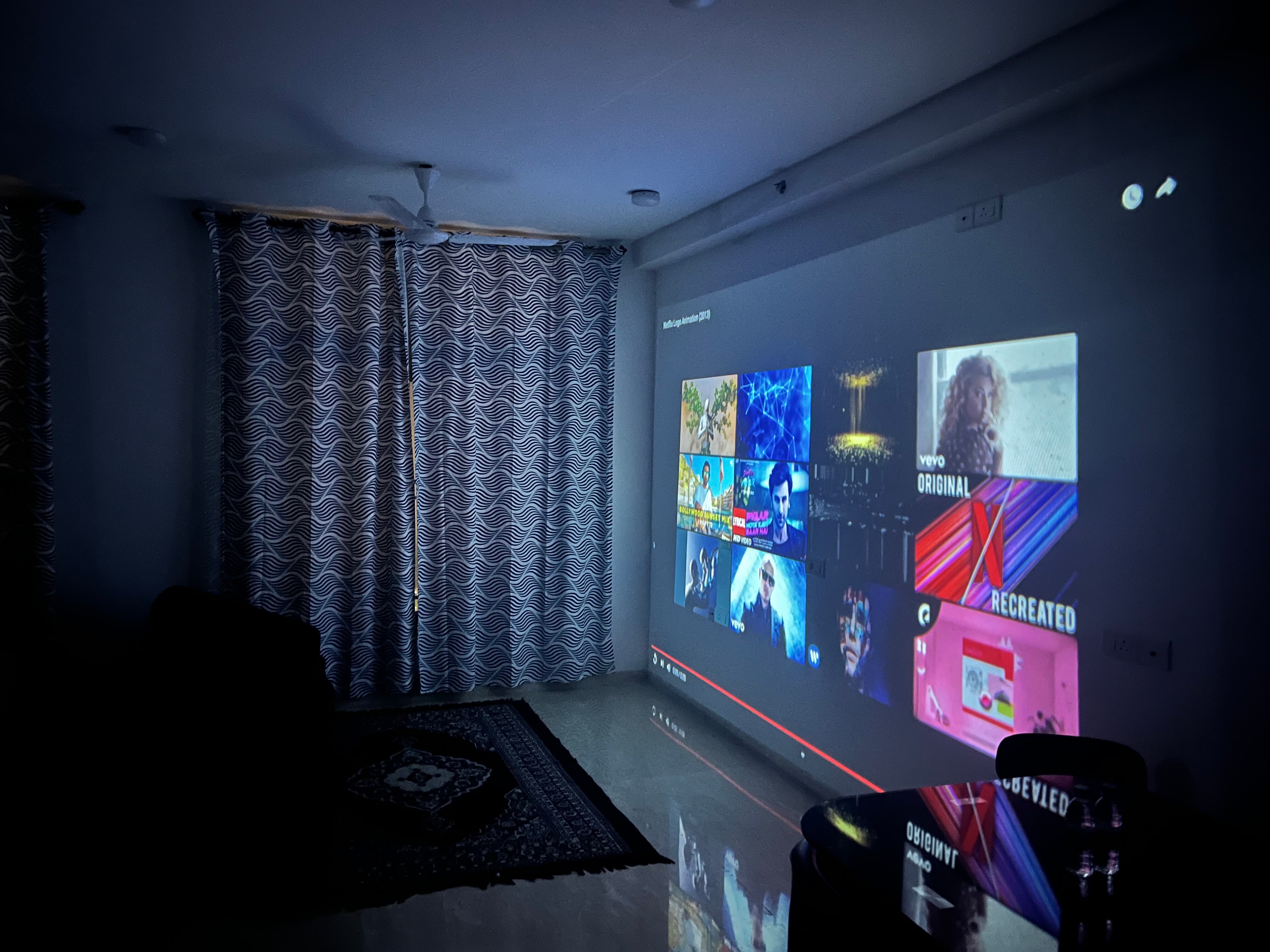Top-Floor Luxury Apartment with Projector - Tap to explore photos