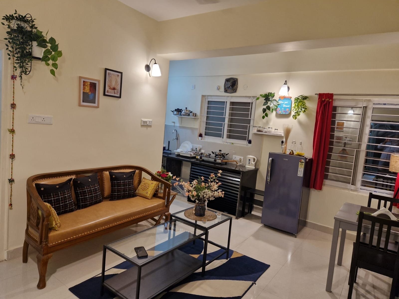 Gachibowli  House of Colour s  Susi Stays 303 1BHK - Tap to explore photos
