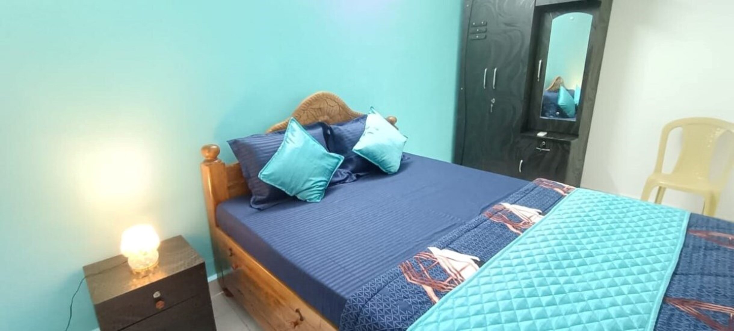 Air-conditioned 2 Bedroom Flat Nr Calangute Beach - Tap to explore photos