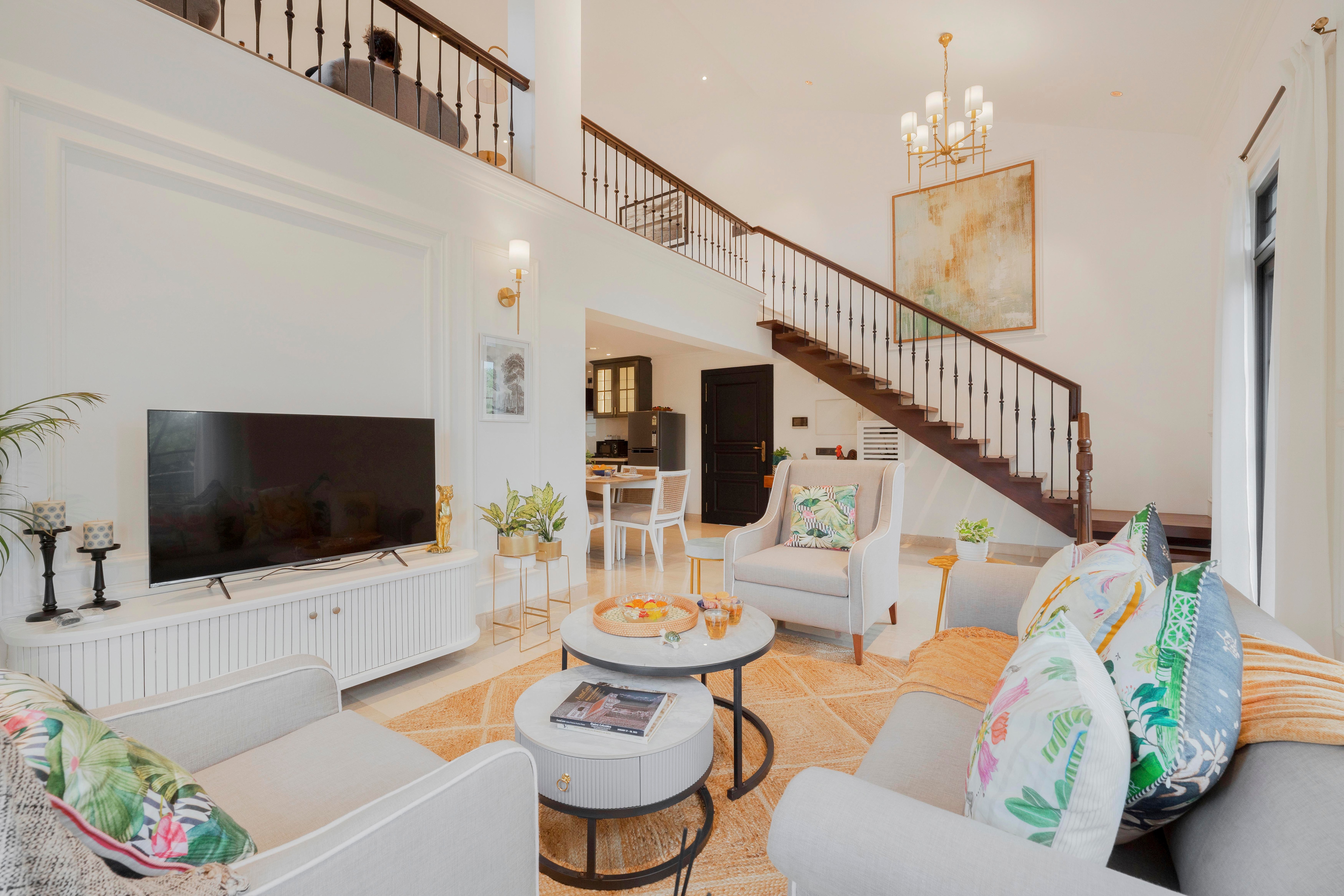 Stylish 3BHK Duplex Apartment in Goa's Beverly Hills | Hireavilla - Tap to explore photos