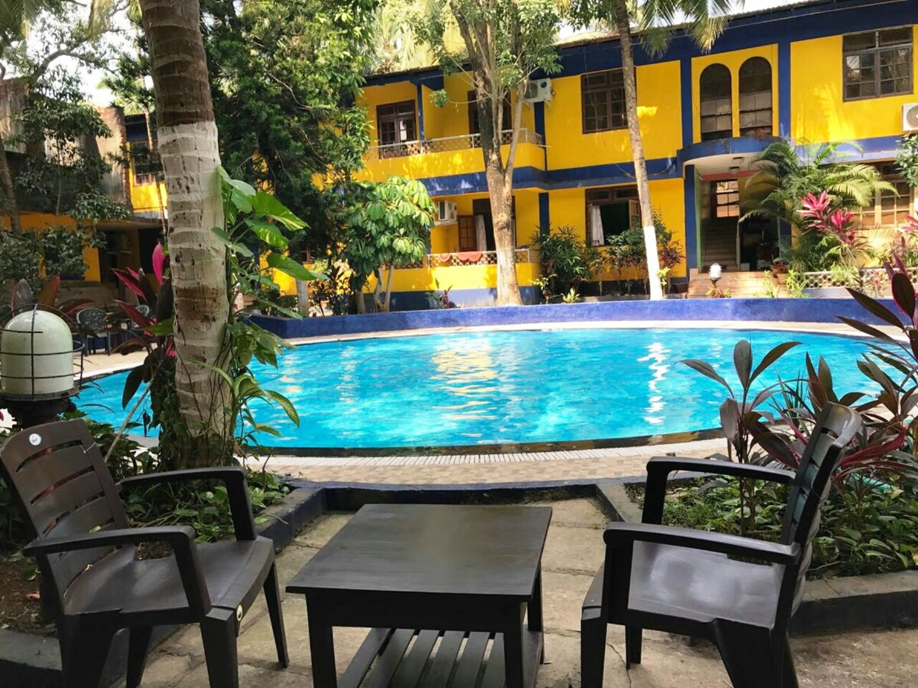 Lovely 2 BHK Apartment | Kitchen & Pool - Tap to explore photos
